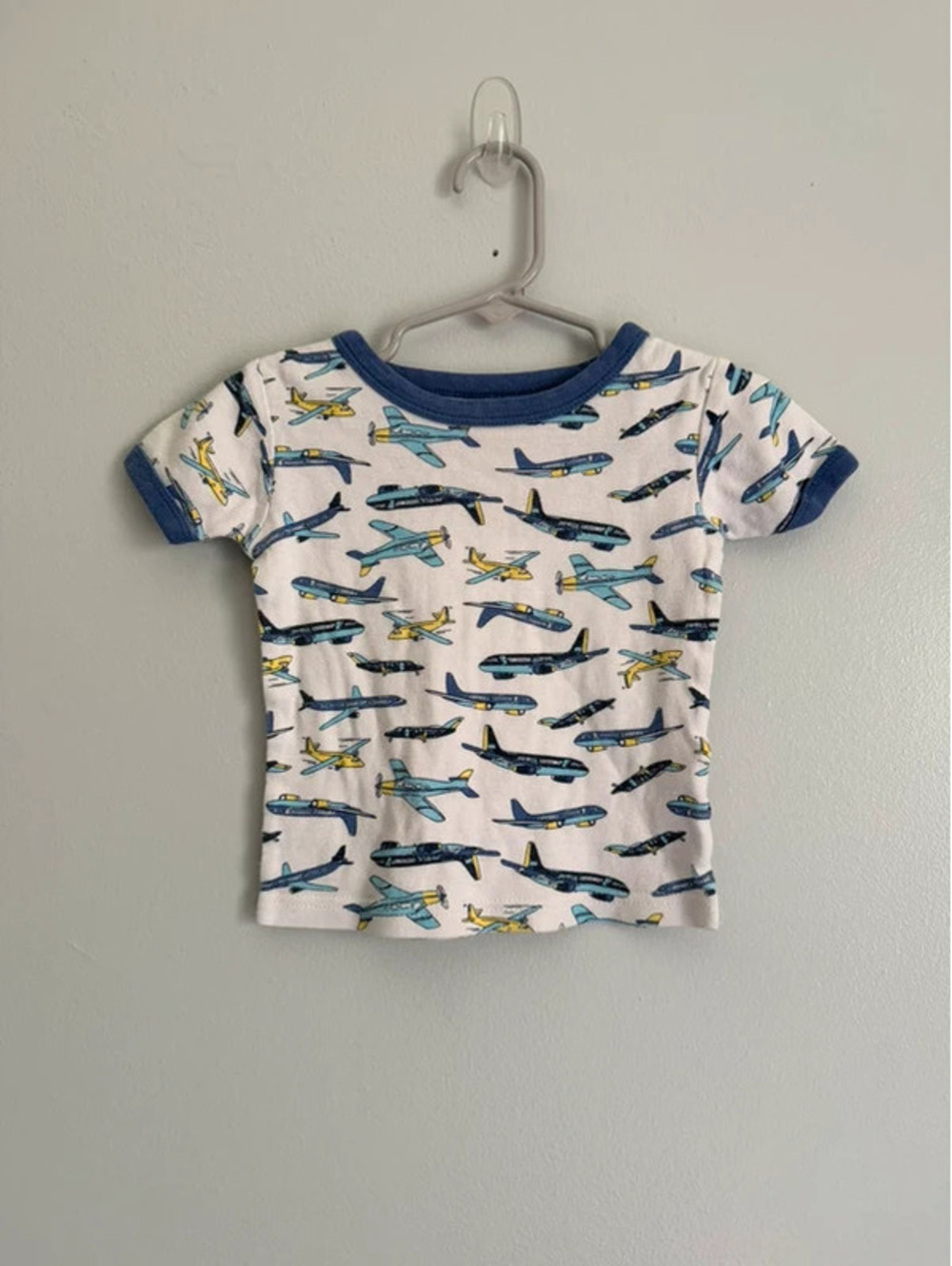 Carter’s Airplane Print Ringer Tee 24M